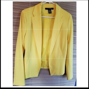 89th & Madison Size S Sunshine Yellow Blazer